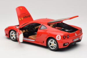 Ferrari 360 Modena Bevro International #4 Edycja Limitowana 111 szt Czerwony Bburago 1:18 3358-P1 Metal — zdjęcie 5 z 8