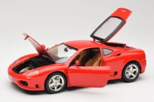 Ferrari 360 Modena Czerwony Bburago 1:18 3358 Metal — zdjęcie 2 z 8