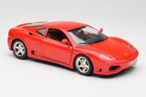 Ferrari 360 Modena Czerwony Bburago 1:18 3358 Metal — zdjęcie 6 z 8