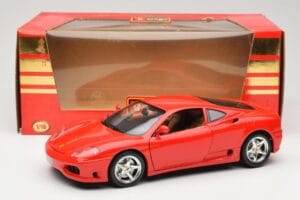 Ferrari 360 Modena Czerwony Bburago 1:18 3358 Metal — zdjęcie 8 z 8