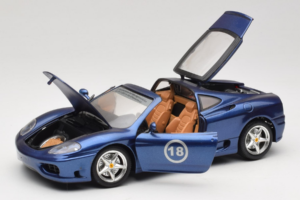 Ferrari 360 Modena Targa Edycja Limitowana 333 szt Fioletowy Metalik Bburago 1:18 3348-F1 Metal — zdjęcie 2 z 8