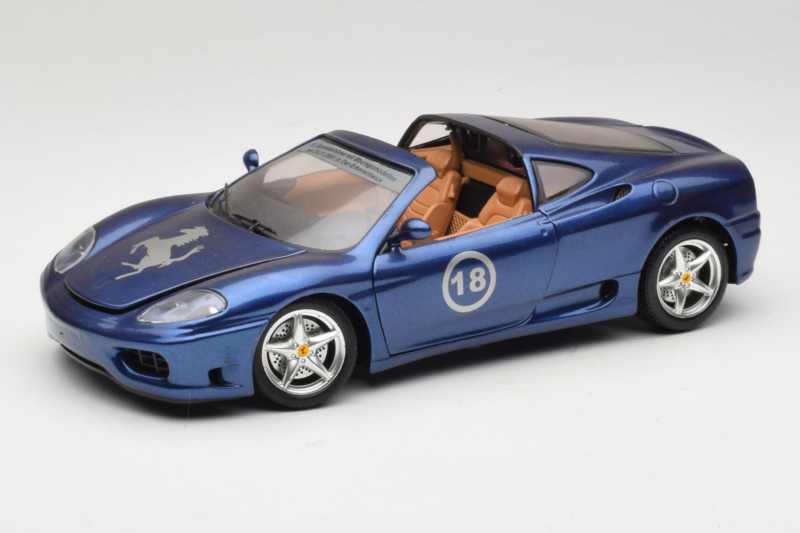 Ferrari 360 Modena Targa Edycja Limitowana 333 szt Fioletowy Metalik Bburago 1:18 3348-F1 Metal