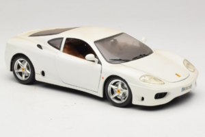 Ferrari 360 Modena Biały Bburago 1:18 3368-W1 Metal — zdjęcie 6 z 8