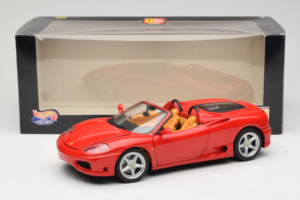 Ferrari 360 Spider Czerwony Hot Wheels 1:18 27774-M1 Metal — zdjęcie 8 z 8
