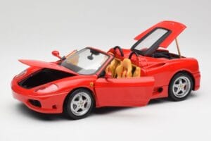 Ferrari 360 Spider Czerwony Hot Wheels 1:18 57310 Metal — zdjęcie 2 z 8