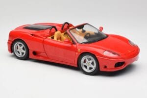Ferrari 360 Spider Czerwony Hot Wheels 1:18 57310 Metal — zdjęcie 6 z 8