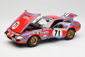 Ferrari 365 GTB4 Competizione #71 24 Hours of Le Mans 1974 Kyosho 1:18 08164A Metal — zdjęcie 2 z 8