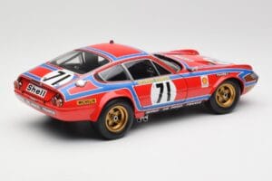 Ferrari 365 GTB4 Competizione #71 24 Hours of Le Mans 1974 Kyosho 1:18 08164A Metal — zdjęcie 3 z 8