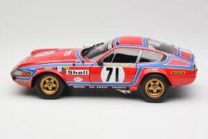 Ferrari 365 GTB4 Competizione #71 24 Hours of Le Mans 1974 Kyosho 1:18 08164A Metal — zdjęcie 4 z 8