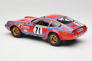 Ferrari 365 GTB4 Competizione #71 24 Hours of Le Mans 1974 Kyosho 1:18 08164A Metal — zdjęcie 7 z 8