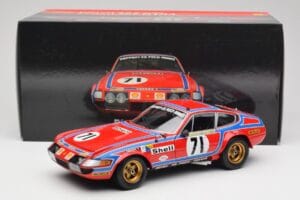 Ferrari 365 GTB4 Competizione #71 24 Hours of Le Mans 1974 Kyosho 1:18 08164A Metal — zdjęcie 8 z 8
