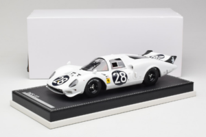 Ferrari 365 P2 #28 M. Gregory / J. Schlesser NART 24 Hours of Daytona 1967 Biały AB Models 1:18 REMC019 Żywica — zdjęcie 6 z 6