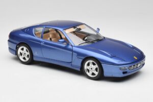 Ferrari 456 GT Blu Pozzi Bburago 1:18 3036-M3 Metal — zdjęcie 6 z 8