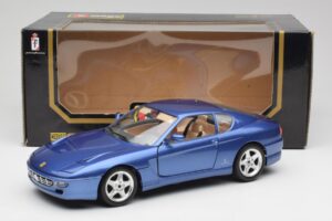 Ferrari 456 GT Blu Pozzi Bburago 1:18 3036-M3 Metal — zdjęcie 8 z 8