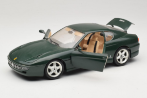 Ferrari 456 GT Ciemnozielony Bburago 1:18 3046-GR1 Metal — zdjęcie 2 z 8