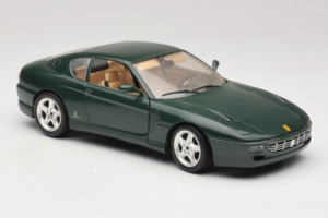 Ferrari 456 GT Ciemnozielony Bburago 1:18 3046-GR1 Metal — zdjęcie 6 z 8