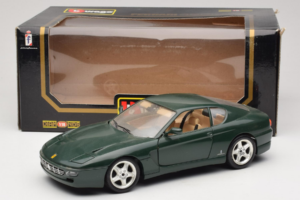 Ferrari 456 GT Ciemnozielony Bburago 1:18 3046-GR1 Metal — zdjęcie 8 z 8