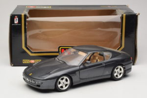 Ferrari 456 GT Szary Metalik Bburago 1:18 3036-G1 Metal — zdjęcie 8 z 8