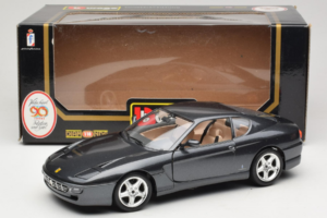 Ferrari 456 GT Szary Metallic Lakier Specjalny Bburago 1:18 3036 D Metal — zdjęcie 8 z 8