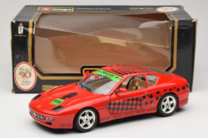 Ferrari 456 GT Interconti Car HiFi Czerwony Bburago 1:18 3036-D Metal — zdjęcie 8 z 8
