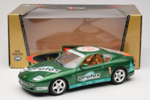 Ferrari 456 GT Profex #1 Zielony 1992 Bburago 1:18 3336-GR1 Metal — zdjęcie 8 z 8