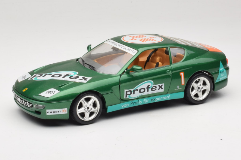 Ferrari 456 GT Profex #1 Zielony 1992 Bburago 1:18 3336-GR1 Metal