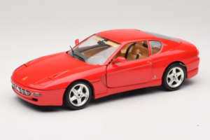 Ferrari 456 GT Czerwony Bburago 1:18 3046-R1 Metal