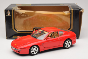 Ferrari 456 GT Czerwony Bburago 1:18 3046-R1 Metal — zdjęcie 8 z 8