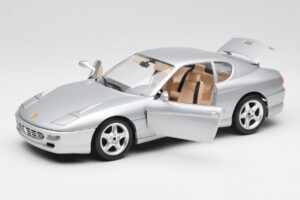 Ferrari 456 GT Srebrny Bburago 1:18 3036-M2 Metal — zdjęcie 2 z 8