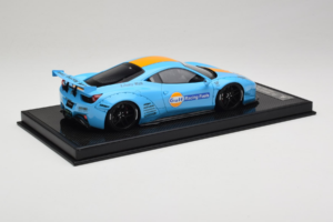 Ferrari 458 LB Works Gulf Blue Orange BBA 1:18 REMC033 Żywica — zdjęcie 3 z 7
