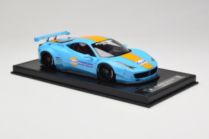 Ferrari 458 LB Works Gulf Blue Orange BBA 1:18 REMC033 Żywica — zdjęcie 4 z 7