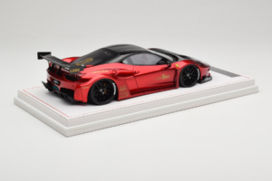 Ferrari 458 Liberty Walk LB-Silhouette WORKS GT Candy Czerwony IVY Merit 1:18 REMC003 Żywica — zdjęcie 3 z 6