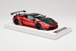 Ferrari 458 Liberty Walk LB-Silhouette WORKS GT Candy Czerwony IVY Merit 1:18 REMC003 Żywica — zdjęcie 4 z 6