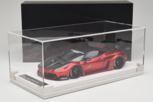 Ferrari 458 Liberty Walk LB-Silhouette WORKS GT Candy Czerwony IVY Merit 1:18 REMC003 Żywica — zdjęcie 6 z 6