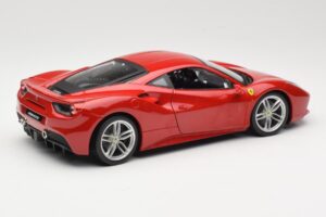 Ferrari 488 GTB Czerwony Bburago 1:18 18-16008 Metal — zdjęcie 3 z 8