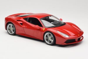 Ferrari 488 GTB Czerwony Bburago 1:18 18-16008 Metal — zdjęcie 6 z 8