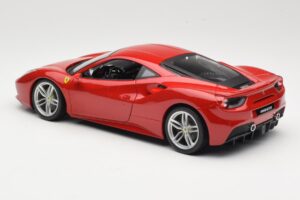 Ferrari 488 GTB Czerwony Bburago 1:18 18-16008 Metal — zdjęcie 7 z 8