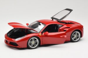 Ferrari 488 GTB Czerwony Bburago 1:18 18-16008 Metal — zdjęcie 2 z 8
