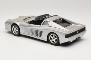 Ferrari 512TR Targa Srebrny Mira 1:18 6175 Metal — zdjęcie 7 z 8