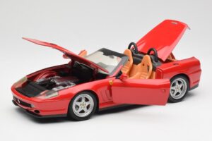 Ferrari 550 Barchetta Pininfarina Czerwony Bburago 1:18 327660 Metal — zdjęcie 2 z 8