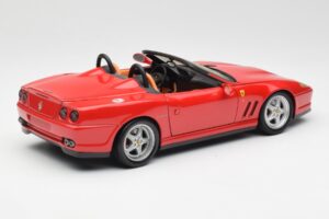 Ferrari 550 Barchetta Pininfarina Czerwony Bburago 1:18 327660 Metal — zdjęcie 3 z 8