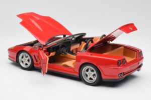 Ferrari 550 Barchetta Pininfarina Czerwony Bburago 1:18 327660 Metal — zdjęcie 5 z 8