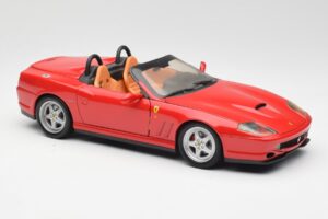 Ferrari 550 Barchetta Pininfarina Czerwony Bburago 1:18 327660 Metal — zdjęcie 6 z 8