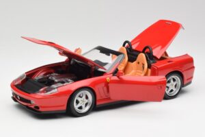 Ferrari 550 Barchetta Rosso Corsa Hot Wheels 1:18 29441 Metal — zdjęcie 2 z 8