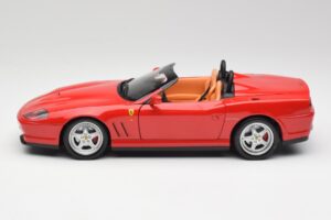 Ferrari 550 Barchetta Rosso Corsa Hot Wheels 1:18 29441 Metal — zdjęcie 4 z 8
