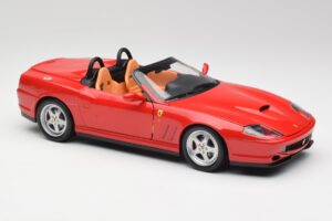 Ferrari 550 Barchetta Rosso Corsa Hot Wheels 1:18 29441 Metal — zdjęcie 6 z 8