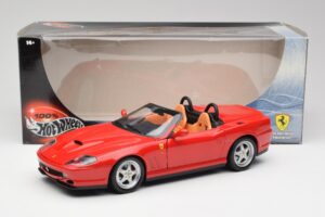 Ferrari 550 Barchetta Rosso Corsa Hot Wheels 1:18 29441 Metal — zdjęcie 8 z 8