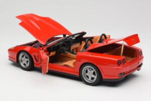 Ferrari 550 Barchetta Rosso Corsa Hot Wheels 1:18 074299294419 Metal — zdjęcie 5 z 8