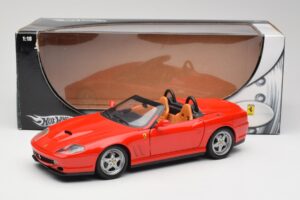 Ferrari 550 Barchetta Rosso Corsa Hot Wheels 1:18 074299294419 Metal — zdjęcie 8 z 8