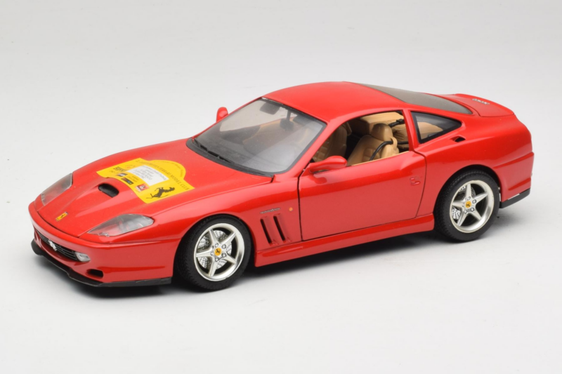 Ferrari 550 Maranello 22 Jahre Ferrari Model Club Czerwony Bburago 1:18 3064-P2 Metal